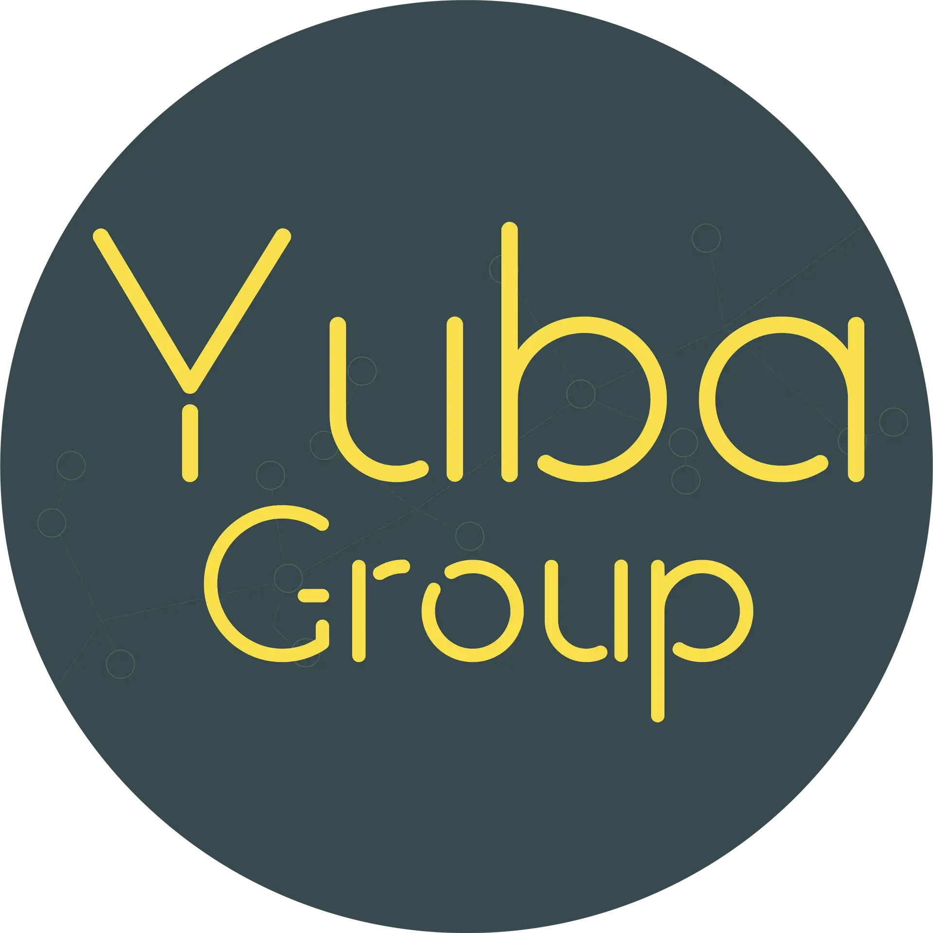 Logo moderne et stylisé de l'agence Yuba Group