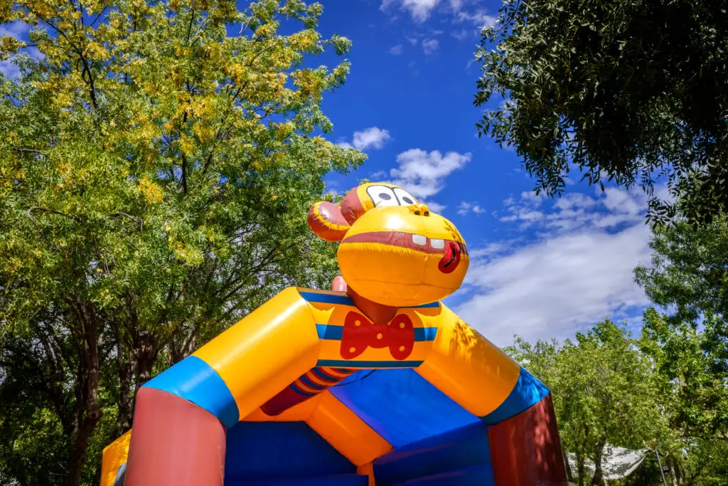 bouncy castle with drawings of animals 2024 10 18 08 26 26 utc