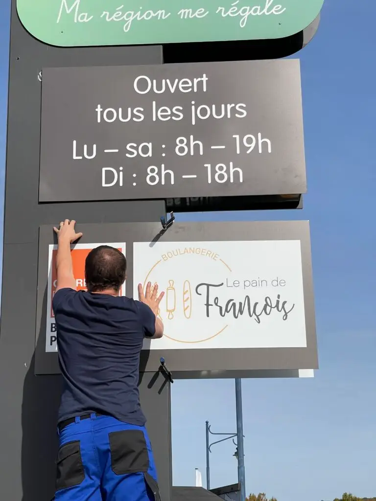 Panneaux signalétiques en Belgique