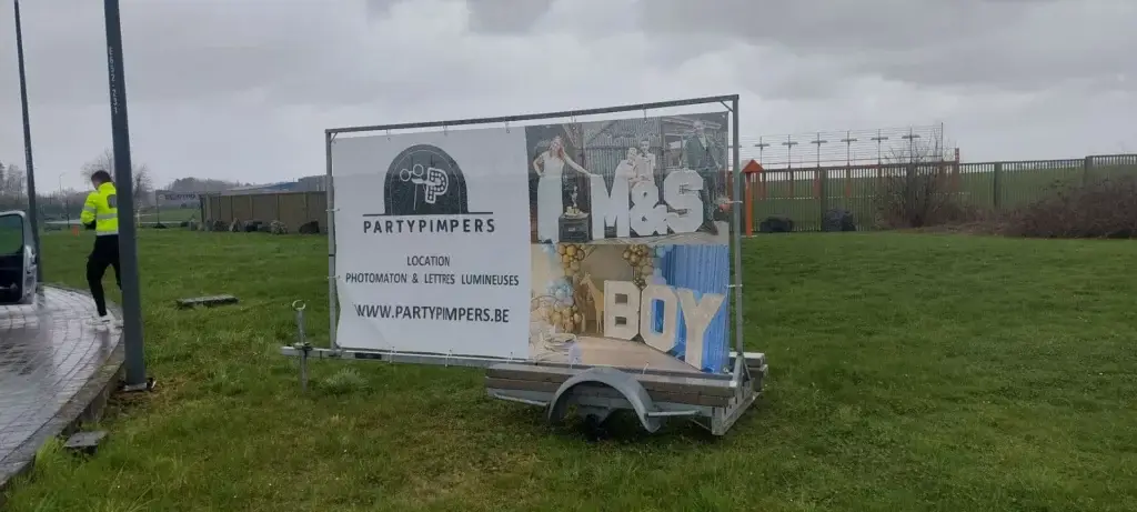 affiche publicitaire en Belgique