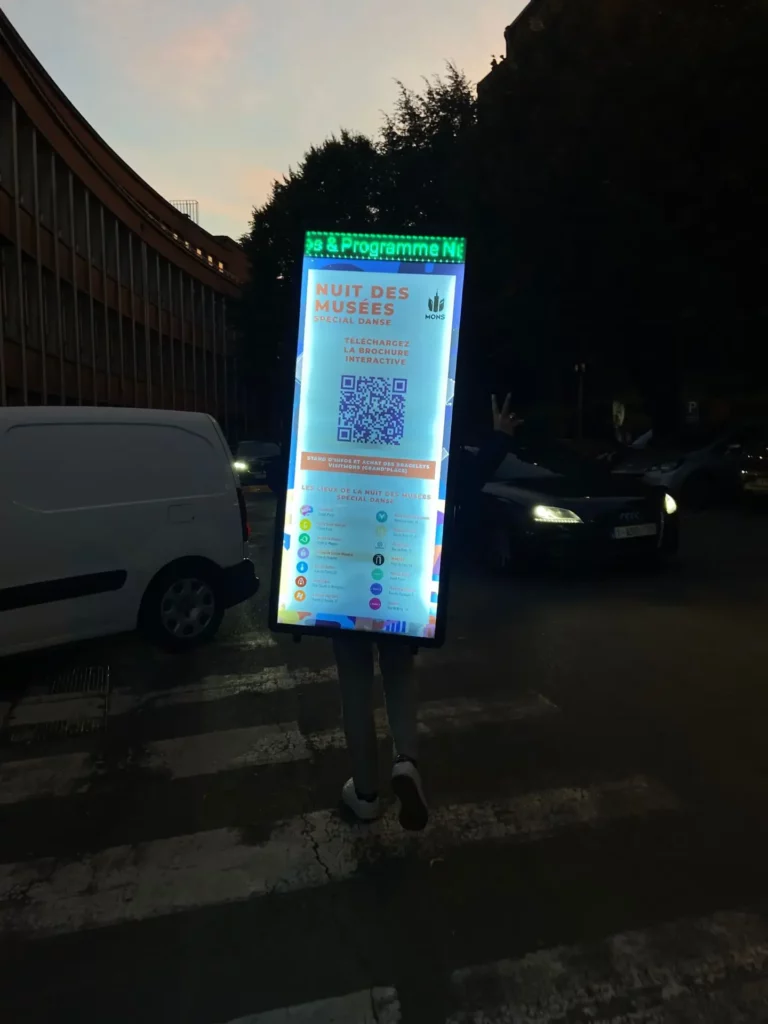Affiche lumineuse