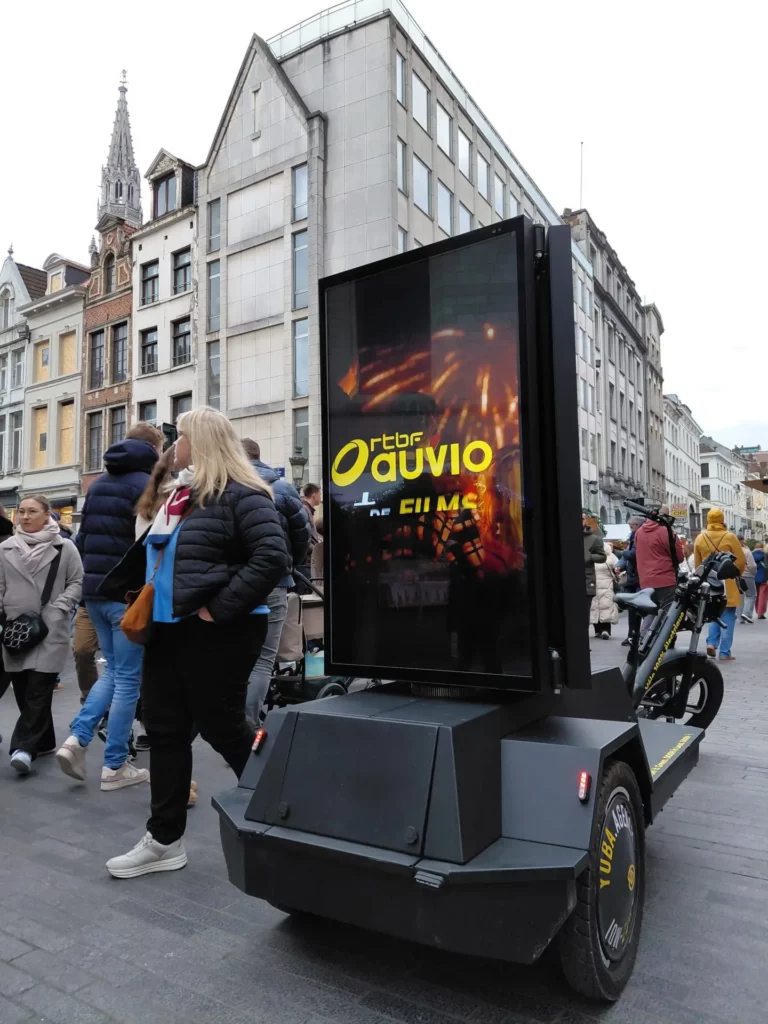 screenbike sur une place