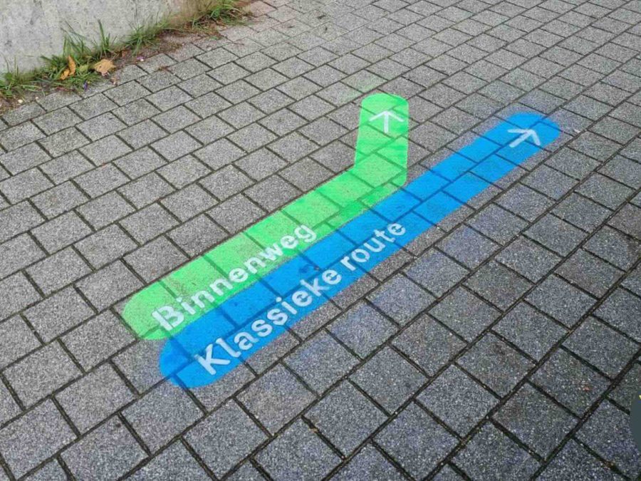 Chalk-tag, technique de street marketing au sol