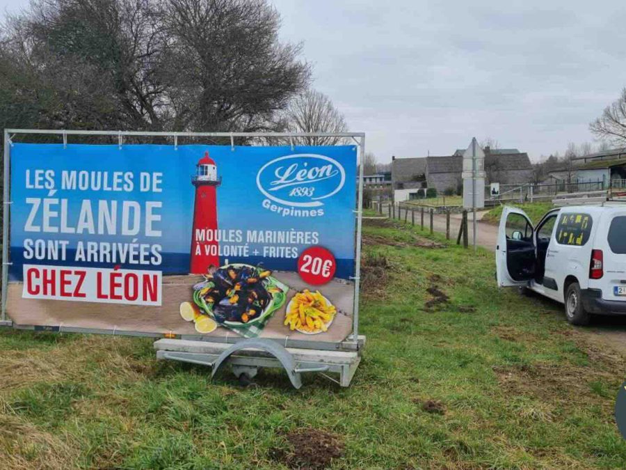Campagne de street marketing menée par Yuba Agency